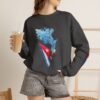 Cuban Flag Cigarette Smoke Crewneck Sweatshirt