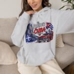 Quebec Cuba Vintage Car Hoodie – Retro Travel Graphic Sweatshirt - Image 3