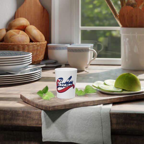 Cuba Script Flag Shot Glass — Patriotic Cuban Cocktail Shotglass