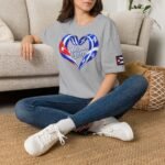 Cuba Québec T-Shirt for Women – Cuban Heart & Québec Pride - Image 7