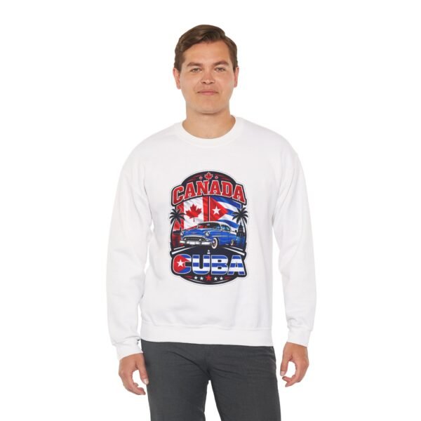 Canada Cuba Vintage Car Crewneck Sweatshirt