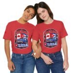 Cuba Canada Shirt, Cuba Canada T-Shirt, Cuban Canadian Shirt, Canada Flag Sleeve Tee, Cuba Travel Shirt, Retro Graphic Tee, Unisex Shirt - Image 46