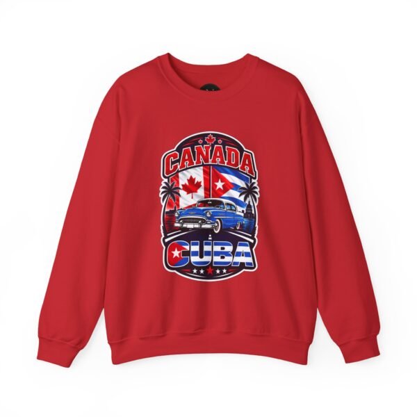 Canada Cuba Vintage Car Crewneck Sweatshirt
