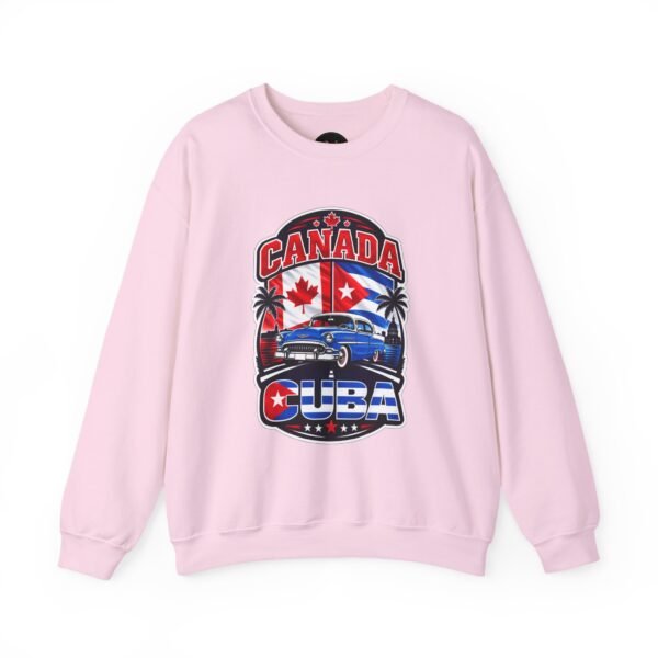 Canada Cuba Vintage Car Crewneck Sweatshirt