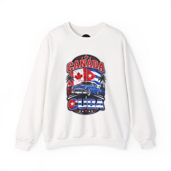 Canada Cuba Vintage Car Crewneck Sweatshirt