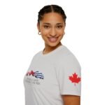 Canada & Cuba Flags T‑Shirt — "Different Lands, One Respect, One Pride" - Image 4