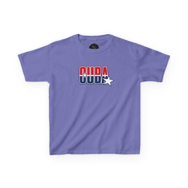 17169916136222245025_2048.jpeg Kids 'CUDA' Retro Star Tee — Patriotic Red & Blue Graphic