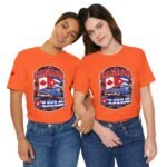 Cuba Canada Shirt, Cuba Canada T-Shirt, Cuban Canadian Shirt, Canada Flag Sleeve Tee, Cuba Travel Shirt, Retro Graphic Tee, Unisex Shirt - Image 7