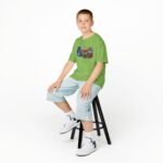 Kids T-Shirt — 'Canada' Retro Truck & Maple Landscape Graphic - Image 12