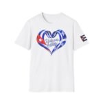 Cuba Québec T-Shirt for Women – Cuban Heart & Québec Pride - Image 2