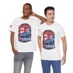Cuba Canada Shirt, Cuba Canada T-Shirt, Cuban Canadian Shirt, Canada Flag Sleeve Tee, Cuba Travel Shirt, Retro Graphic Tee, Unisex Shirt - Image 2