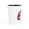 Cuba Script Flag Shot Glass — Patriotic Cuban Cocktail Shotglass