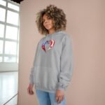 Champion Cuba Canada Heart Hoodie – Cuban & Canadian Pride Unisex Black Hoodie - Image 6
