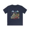 Cuba Havana Vintage Street Scene Kids Tee | Classic Cars, Palm Trees