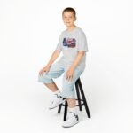 Kids T-Shirt — 'Canada' Retro Truck & Maple Landscape Graphic - Image 2