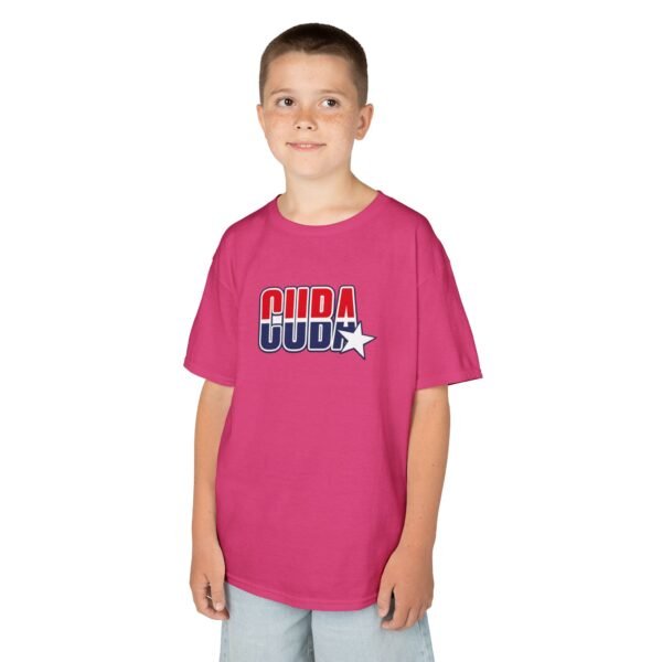 1989243464087259238_2048.jpeg Kids 'CUDA' Retro Star Tee — Patriotic Red & Blue Graphic