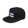 Snapback Hat — Embroidered Cuban Flag Patch