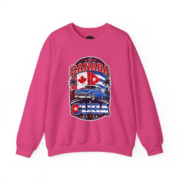 Canada Cuba Vintage Car Crewneck Sweatshirt