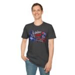 Quebec to Cuba Vintage Car Graphic T-Shirt - Image 14