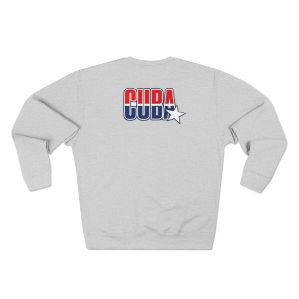 Cuba Canada Heart Crewneck Sweatshirt — Split Flag Love Graphic