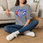 Cuba Québec T-Shirt for Women – Cuban Heart & Québec Pride - Image 21