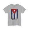 Distressed Cuban Flag T-Shirt | Cuba Flag Tee, Vintage Grunge Stripes