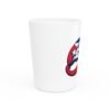 Cuba Script Flag Shot Glass — Patriotic Cuban Cocktail Shotglass