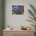 Cuba Vintage Car Rolled Poster – Retro Havana Travel Wall Art - Image 4