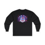 Long Sleeve Tee — Quebec Cuba Travel Badge Graphic - Image 3