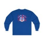 Long Sleeve Tee — Quebec Cuba Travel Badge Graphic - Image 9