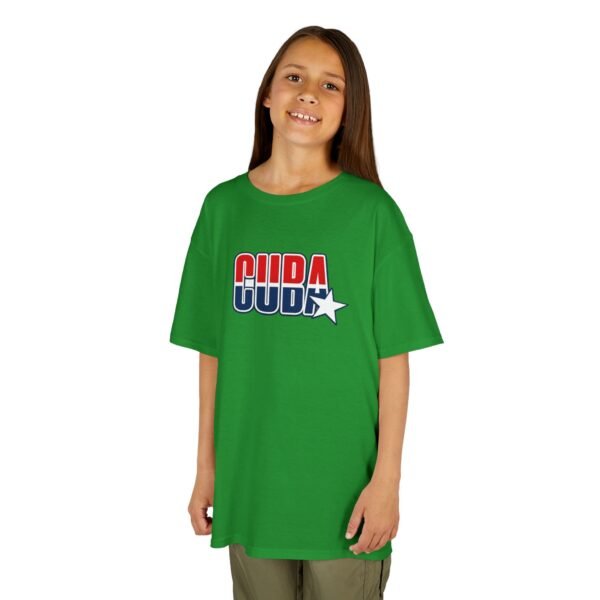 3280304126552092213_2048.jpeg Kids 'CUDA' Retro Star Tee — Patriotic Red & Blue Graphic
