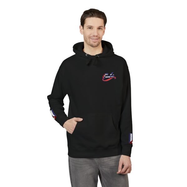 Cuba Script Logo Hoodie | Flag Accent Sleeve Stars