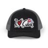 355223839345464222_2048.jpeg I Love Cuba Snapback Cap | Cuban Flag Heart Graphic Trucker Hat