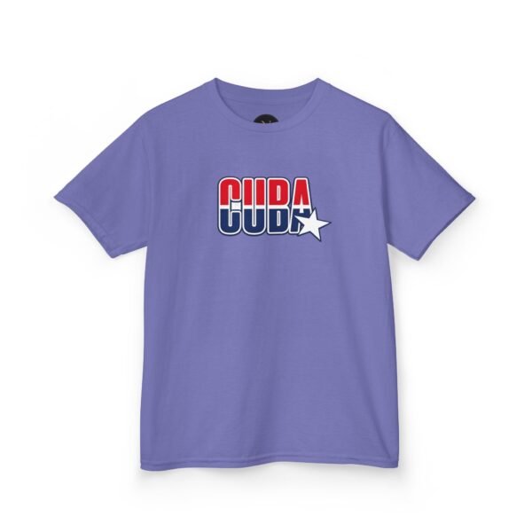 3558255898581590178_2048.jpeg Kids 'CUDA' Retro Star Tee — Patriotic Red & Blue Graphic