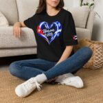 Cuba Québec T-Shirt for Women – Cuban Heart & Québec Pride - Image 3