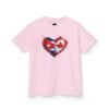 Kids Tee — Heart Flag Design: Cuban & Canadian Pride
