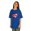 Kids Tee — Heart Flag Design: Cuban & Canadian Pride