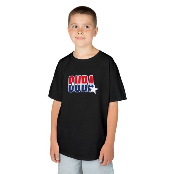 3976768306003467686_2048.jpeg Kids 'CUDA' Retro Star Tee — Patriotic Red & Blue Graphic