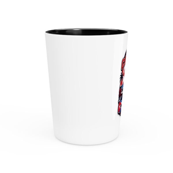 Canada Cuba Vintage Car Shot Glass – Retro Travel Flag Design