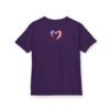 Kids Tee — Heart Flag Design: Cuban & Canadian Pride