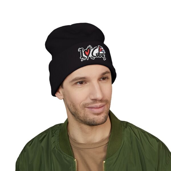 I  Love Cuba Embroidered Cuffed Beanie