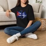 Cuba & Québec Pride T-Shirt – Cuban Heritage Graphic Tee - Image 3