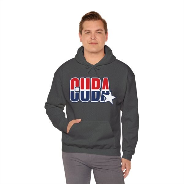 4474613628966341322_2048.jpeg Cuba Retro Flag Star Hoodie | Cuban Pride Pullover