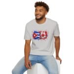 Cuba Canada Flag Splash T-Shirt — Cuban-Canadian Pride Graphic Tee - Image 6