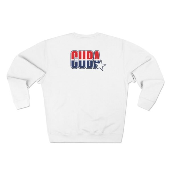 Cuba Canada Heart Crewneck Sweatshirt — Split Flag Love Graphic