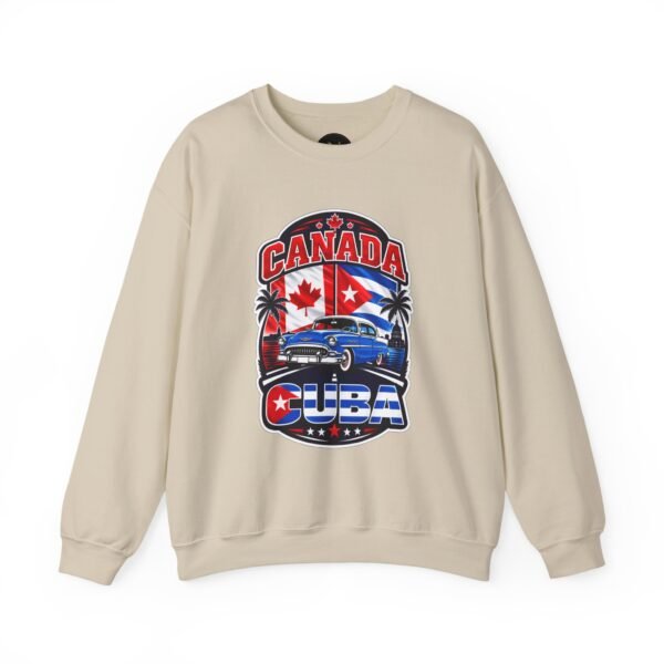 Canada Cuba Vintage Car Crewneck Sweatshirt