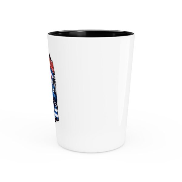 Canada Cuba Vintage Car Shot Glass – Retro Travel Flag Design