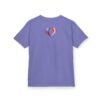Kids Tee — Heart Flag Design: Cuban & Canadian Pride
