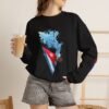 Cuban Flag Cigarette Smoke Crewneck Sweatshirt