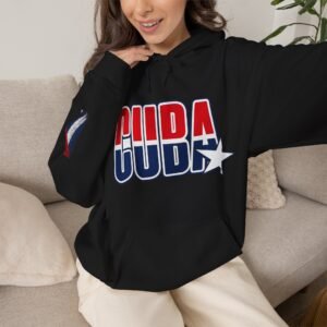 5028145007087681568_2048.jpeg Cuba Retro Flag Star Hoodie | Cuban Pride Pullover